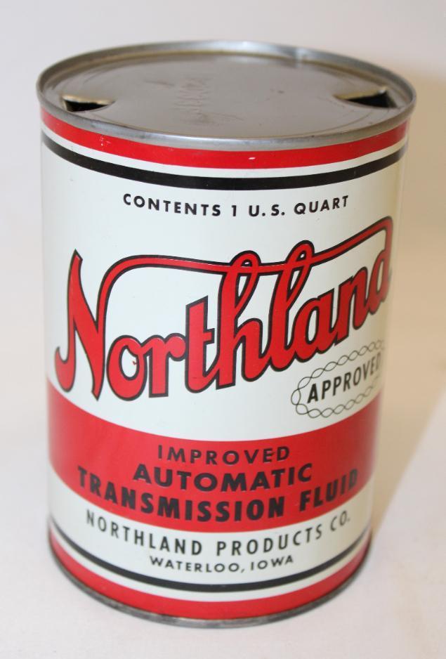 Northland Atf Metal 1 Quart Motor Oil Can Auction