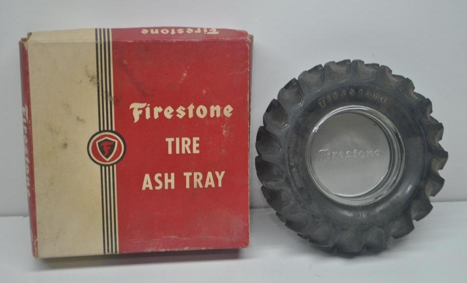 Firestone Tractor Tire Ashtray with Box (1 of 4)