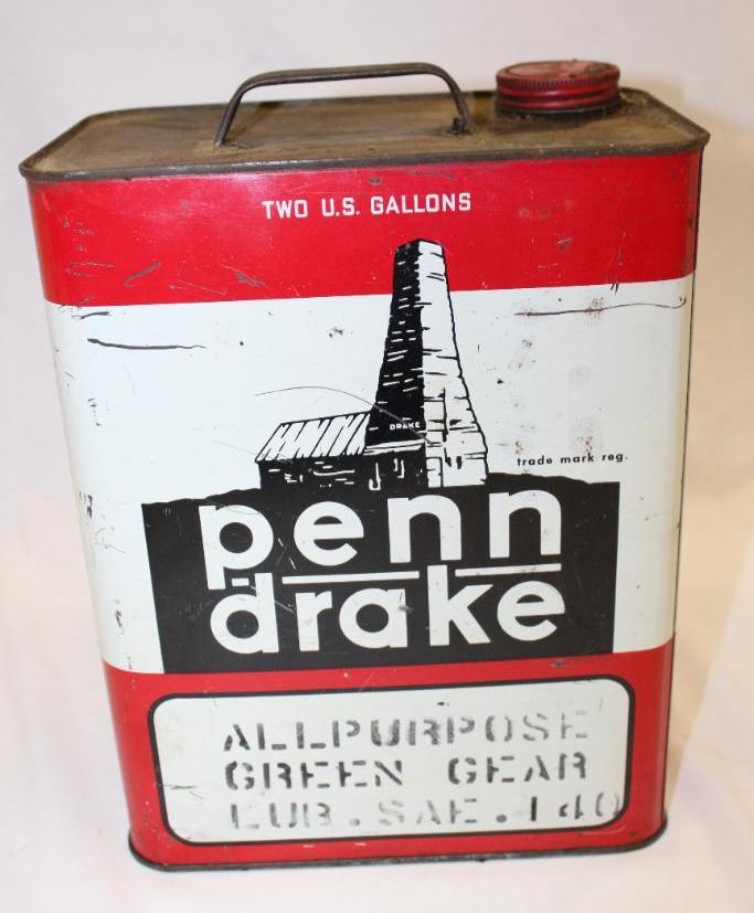 Penn Drake 2 Gallon Motor Oil Can (1 of 4)