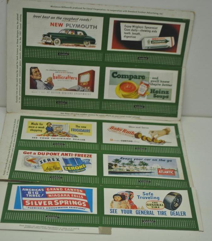 Lionel Train Model Railroad Billboards (1 of 6)