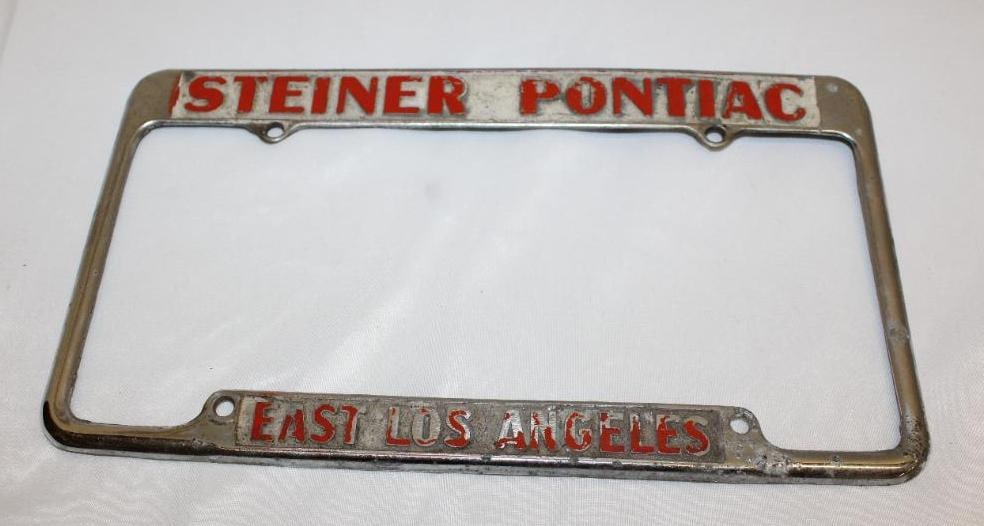 Steiner Pontiac of Los Angeles Advertising License Plate Frame (1 of 2)