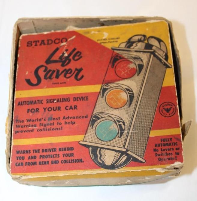 NOS Stadco Lifesaver Automobile Accessory Taillight w/ Box (1 of 6)