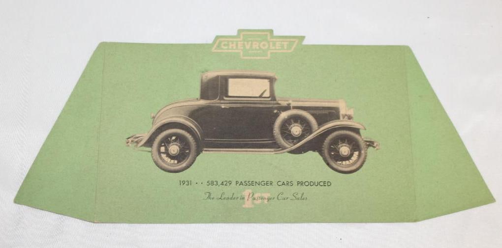 1931 Chevrolet Motor Car Co Advertising Countertop Display (1 of 1)