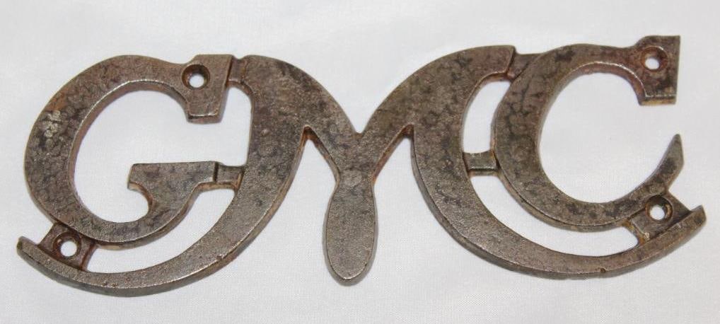 GMC Trucks Radiator Script Emblem (1 of 2)