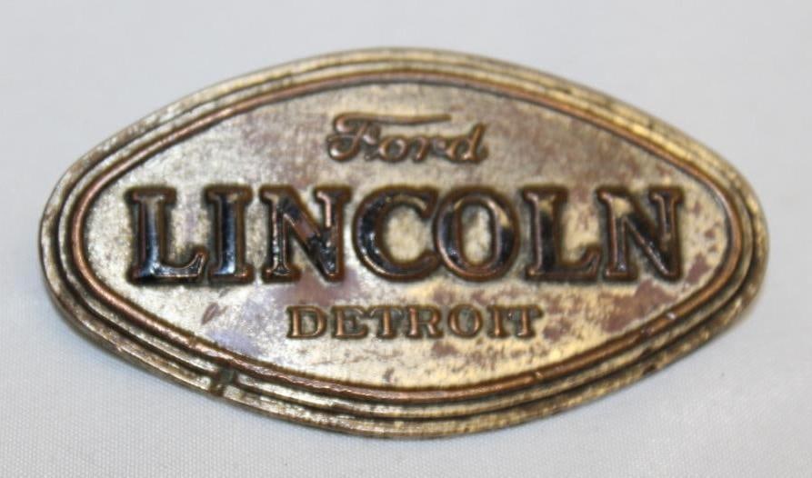 1924-1927 Ford Lincoln Radiator Emblem Badge (1 of 2)