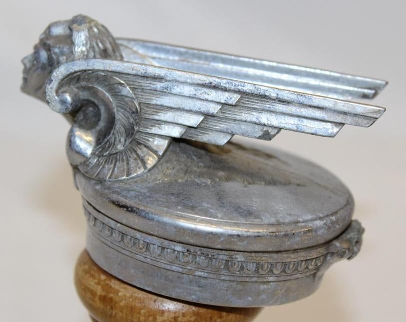 1929-1931 Chevrolet Viking Radiator Mascot Hood Ornament: 4" x 2.5" x 3"