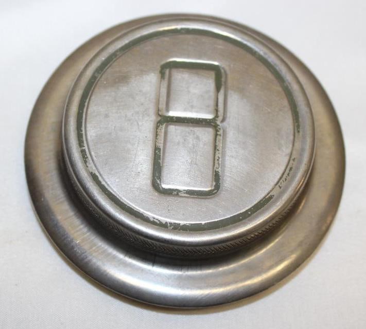 1931 Dodge 8 Crank Hole Cover Emblem (1 of 2)
