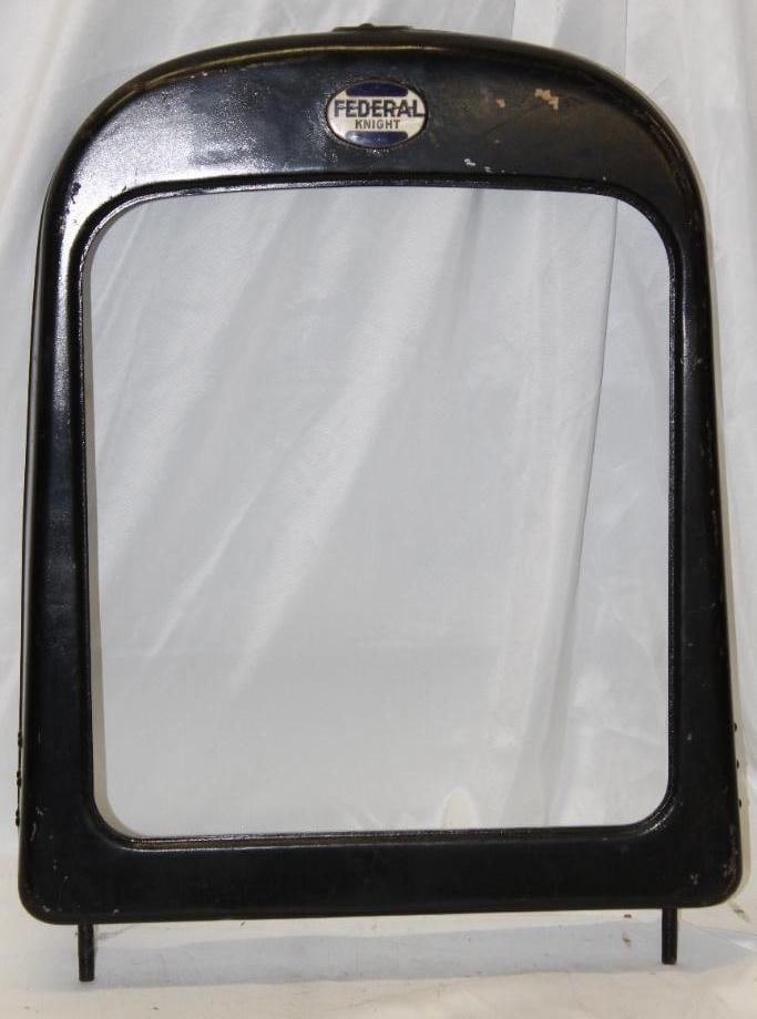 1924-1926 Federal Knight Radiator Grill Shell w/ Emblem Badge (1 of 3)