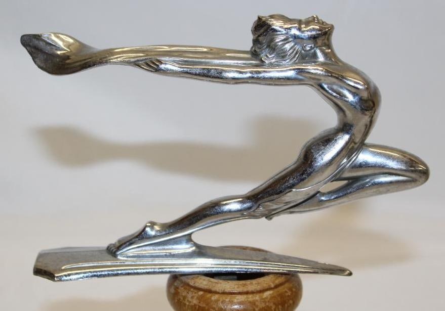 1934-1935 Buick Goddess Radiator Mascot Hood Ornament (1 of 5)