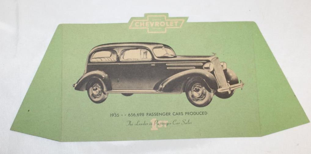 1935 Chevrolet Motor Car Co Advertising Countertop Display (1 of 1)