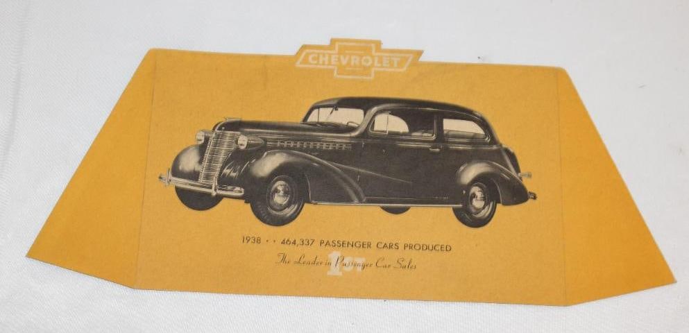 1938 Chevrolet Motor Car Co Advertising Countertop Display (1 of 1)