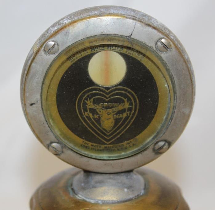Crow Elkhart Motometer Radiator Mascot Hood Ornament (1 of 4)