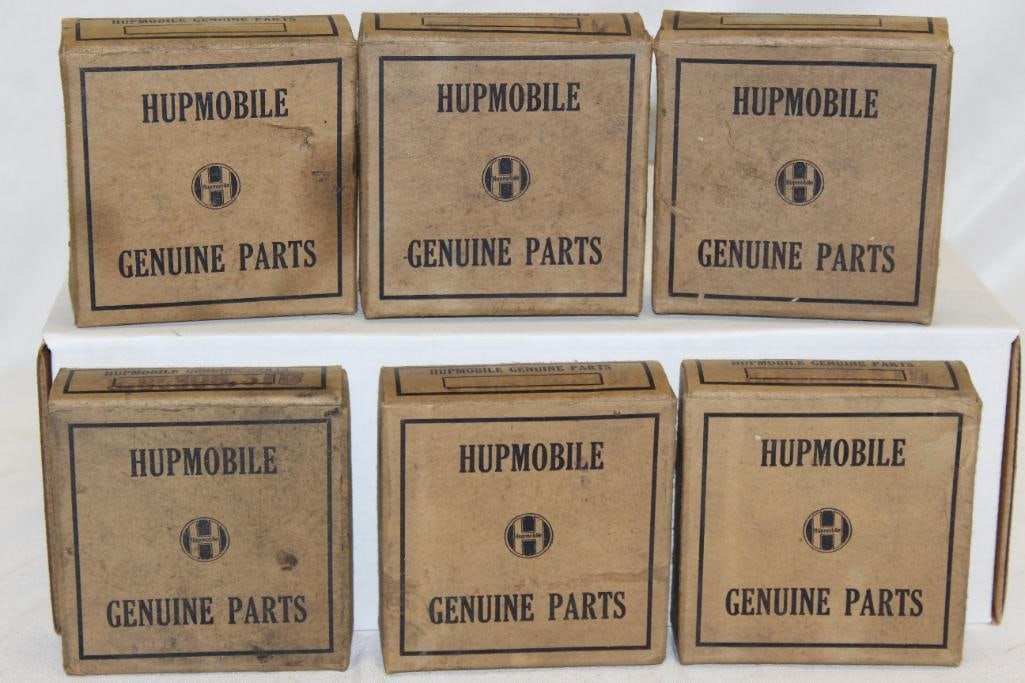 Group of 6 Hupmobile Genuine Parts Advertising Piston Rings w/ Boxes (1 of 3)