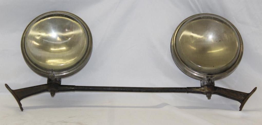 Pair of 1920's-1930's Ryan-Lite Automobile Headlights (1 of 6)