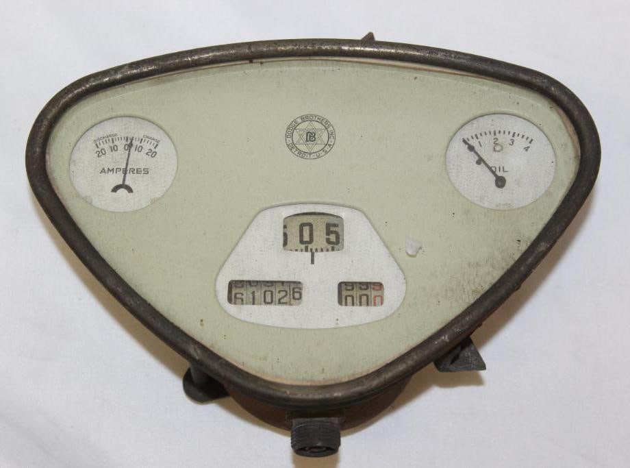 1927 Dodge Brothers Sport Roadster Speedometer Instrument Cluster (1 of 4)