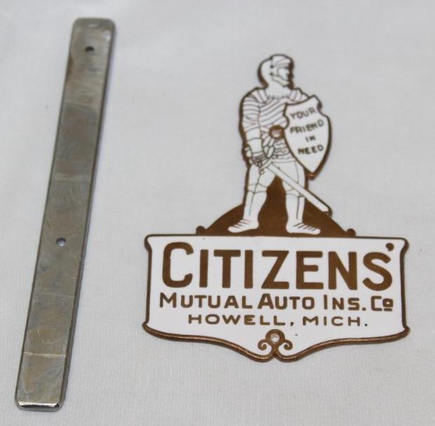 Citizens Mutual Auto Insurance Co License Plate Topper Attachment Badge (1 of 4)