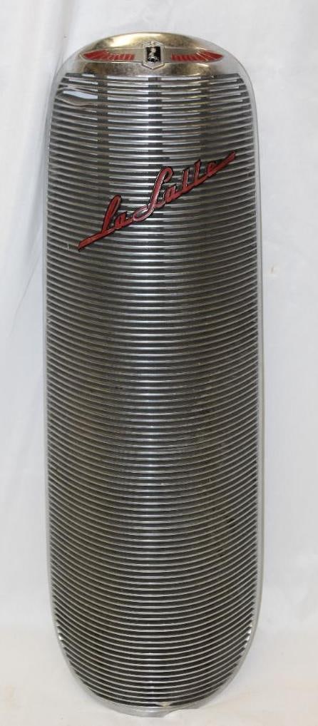 1938-1939 Cadillac LaSalle Radiator Grill Shell w/ Emblems (1 of 4)