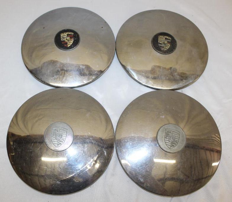 Set of 4 Porsche Motor Car Co Hubcaps (1 of 6)