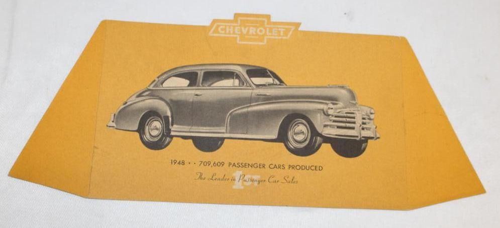 1948 Chevrolet Motor Car Co Advertising Countertop Display (1 of 1)
