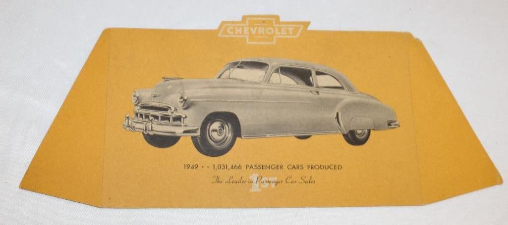 1949 Chevrolet Motor Car Co Advertising Countertop Display (1 of 1)