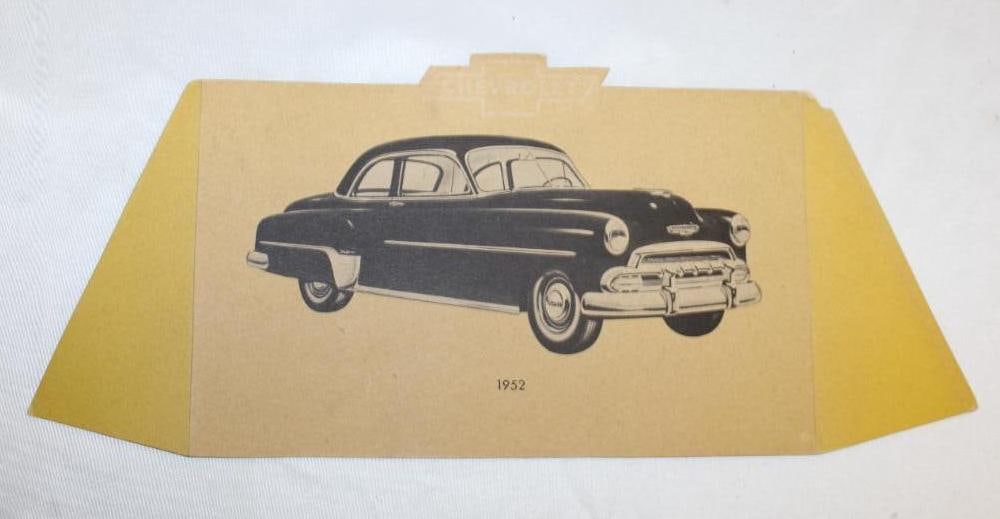 1952 Chevrolet Motor Car Co Advertising Countertop Display (1 of 1)