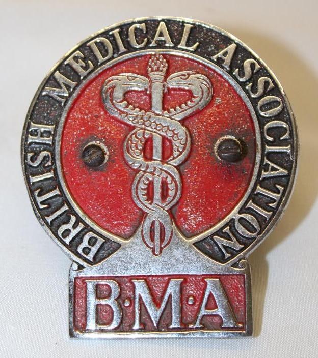 British Medical Association Radiator Emblem Badge (1 of 2)