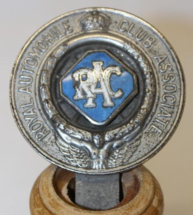Royal Automobile Club RAC Plate Topper Badge: cloisonne 3" x 4"