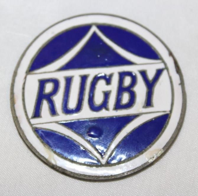 1924-1926 Rugby Motor Car Co Radiator Emblem Badge (1 of 2)