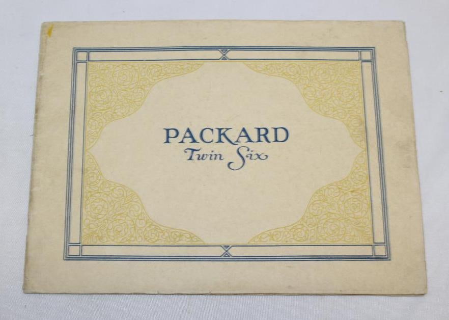 1920-1922 Packard Motor Car Co Twin Six Sales Brochure Book (1 of 8)