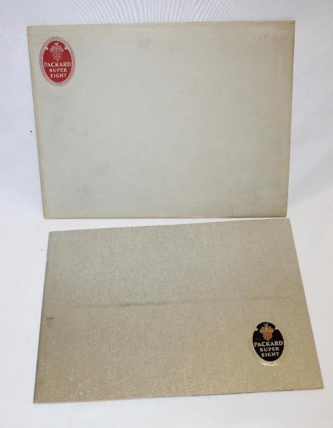 1933-1934 Packard Super-Eight Sales Brochure Book (1 of 9)