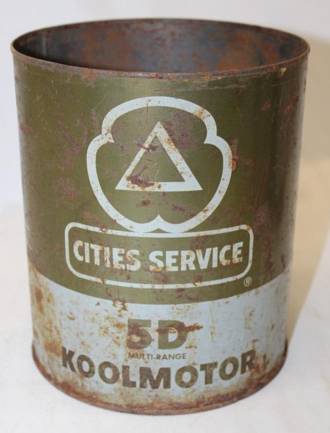 Cities Service 5D Koolmotor 1 Gallon Oil Can (1 of 3)