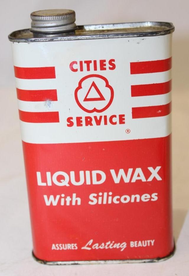 Cities Service 1 Pint Liquid Wax Can (1 of 2)