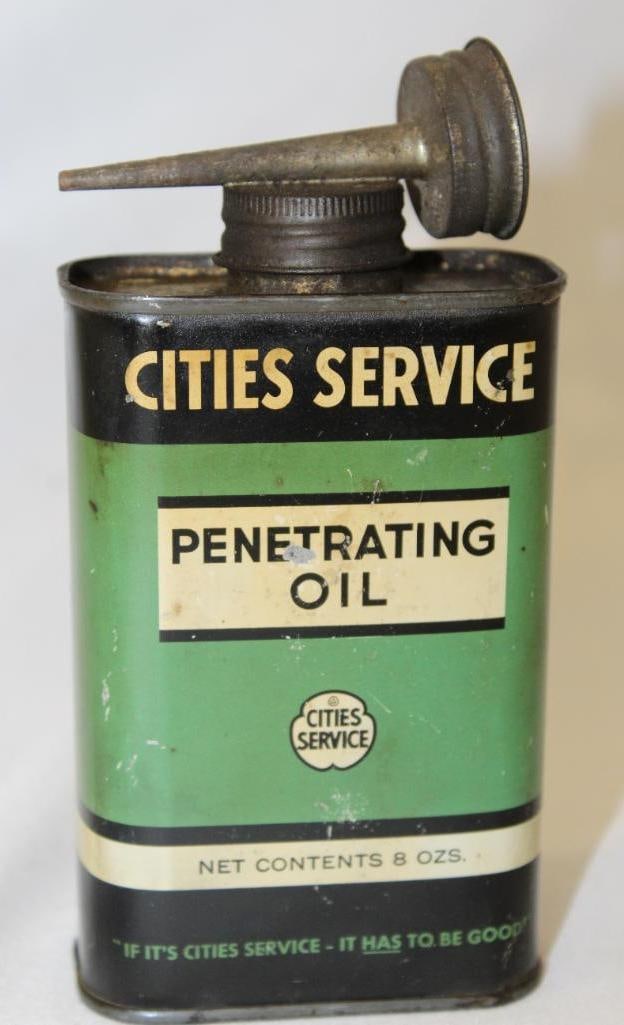 Cities Service 8oz Penetrating Oil Handi Oiler Can (1 of 2)