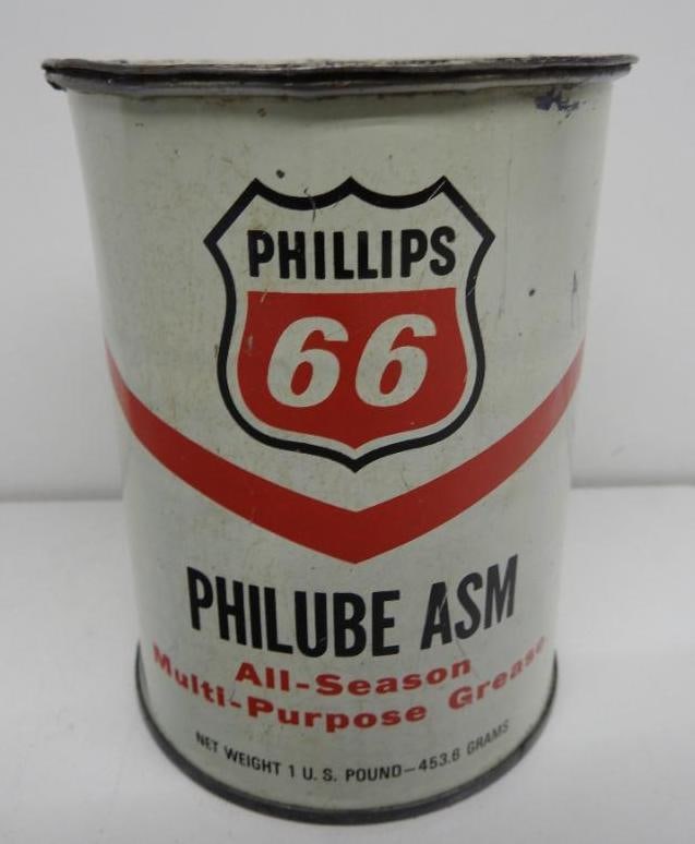 Phillips 66 Philube ASM Grease 1# Can (White) (1 of 2)