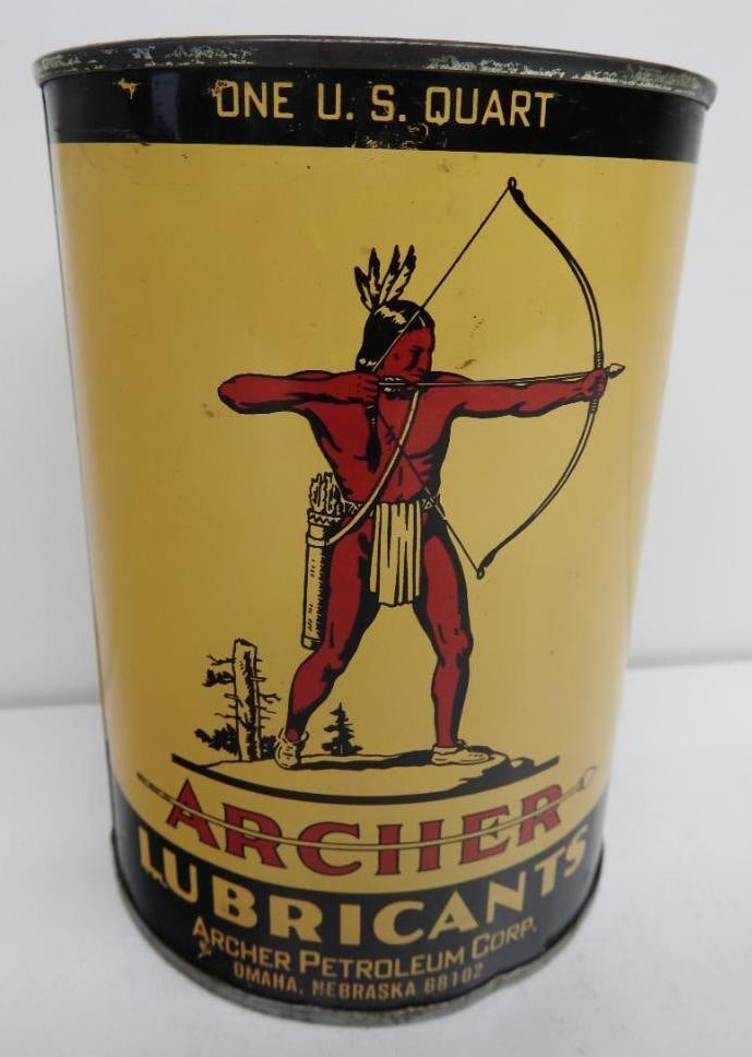 Archer Lubricants One Quart Oil Can (1 of 3)