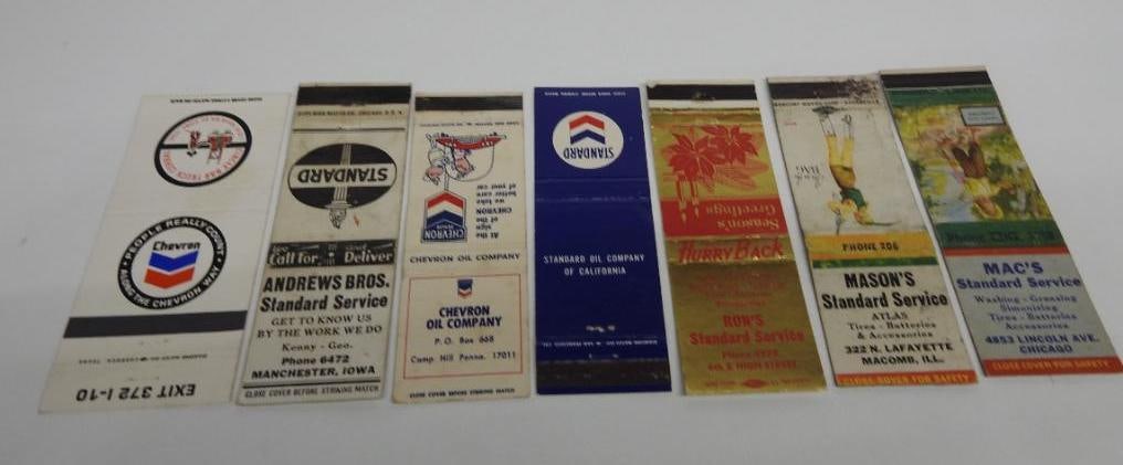 Group of 7 Standard Oil Matchbook Covers (1 of 5)