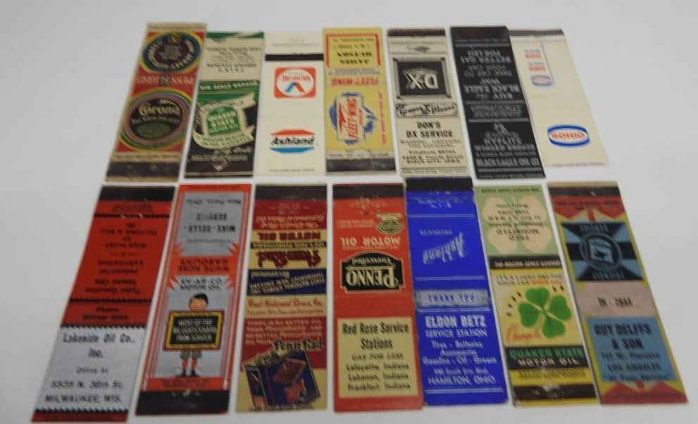 Group of 14 Gas & Oil Matchbook Covers (1 of 5)