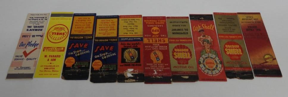 Group of 10 Shell Matchbook Covers (1 of 5)