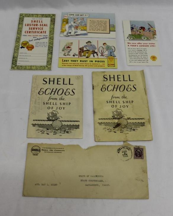 Group of 7 Shell Oil Co Advertising Items (1 of 3)
