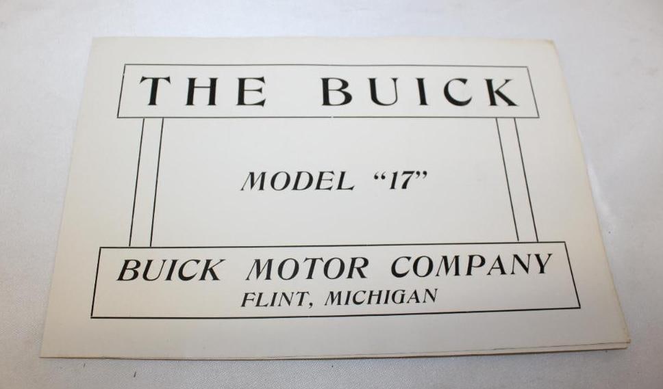1908-1909 Buick Model 17 Sales Brochure Booklet (1 of 4)