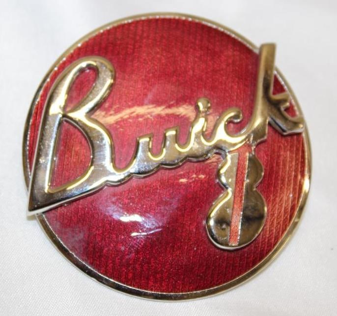 1936 Buick 8 Motor Car Co Radiator Emblem Badge (1 of 2)