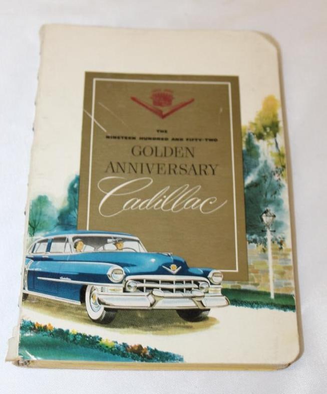 1952 Cadillac Information Sales Data Book (1 of 9)