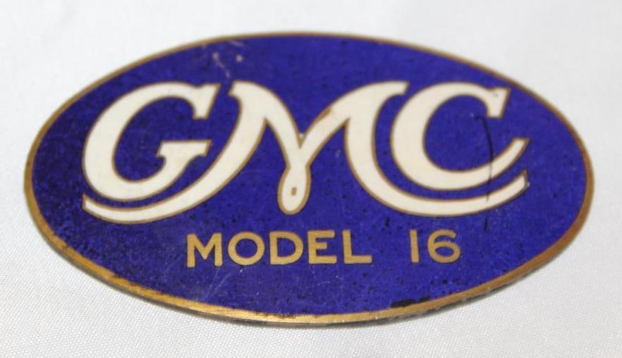 1920-1921 GMC Trucks Model 16 Radiator Emblem Badge (1 of 2)
