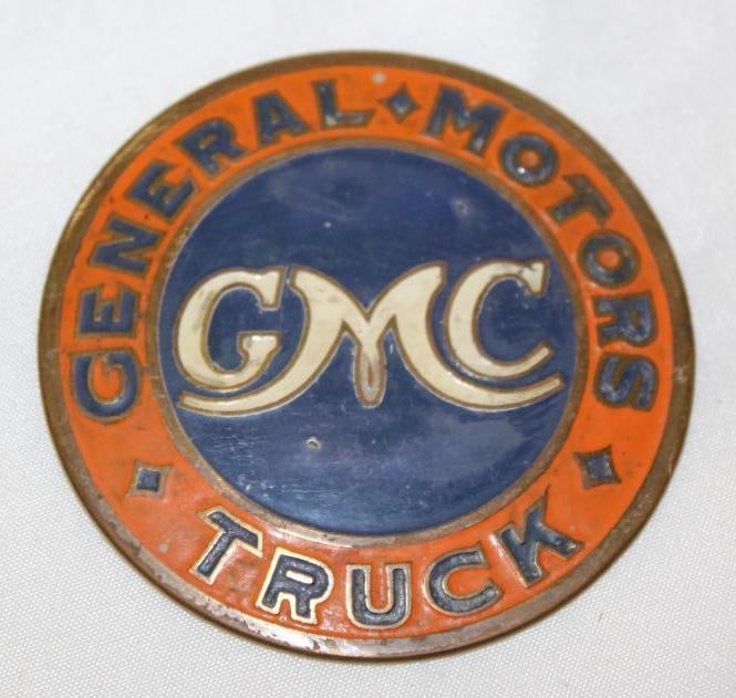 1930's GMC Trucks Radiator Emblem Badge (1 of 2)