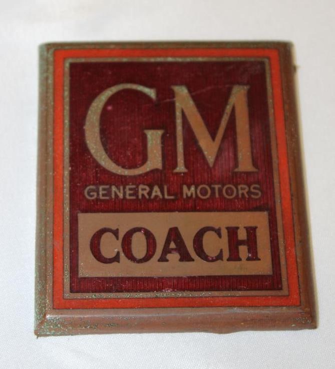 1940's GM Coach Bus Radiator Emblem Badge (1 of 2)