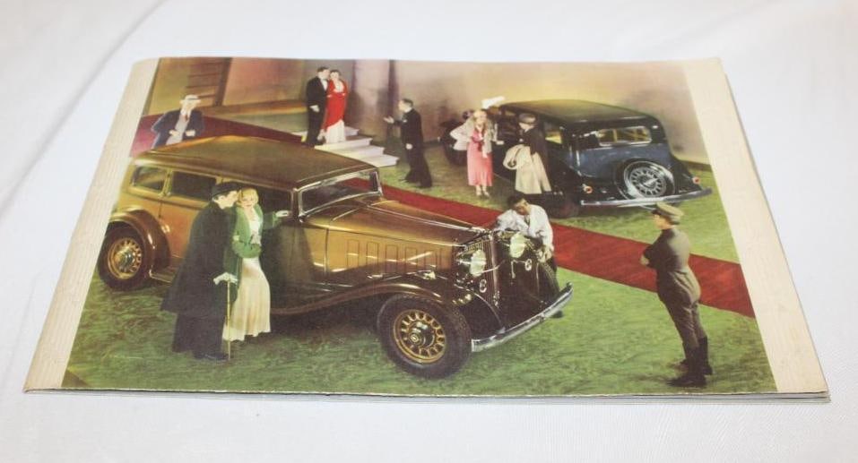 1933 Nash Ambassador & Advanced Eight Sales Brochure Book (1 of 9)