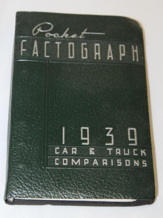 1939 Ford Lincoln Zephyr Trucks Sales Data Book (1 of 8)