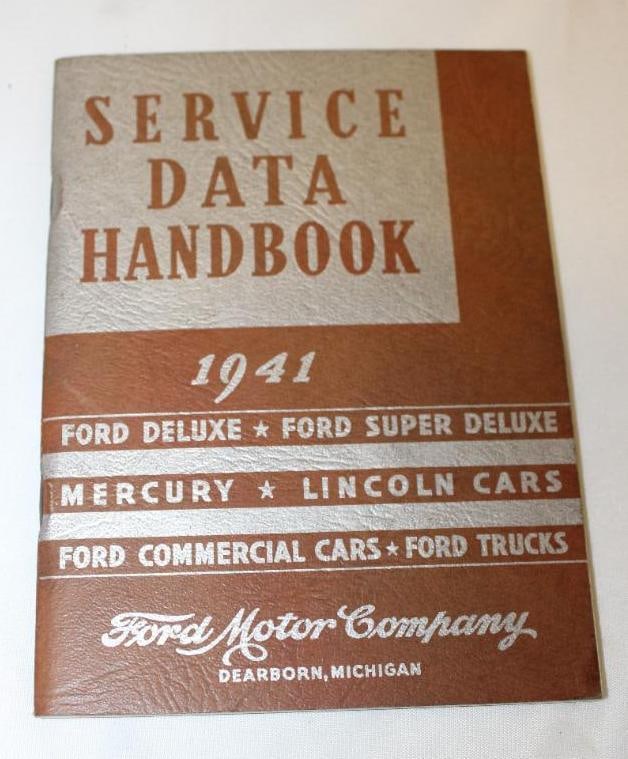 1941 Ford Lincoln Mercury Service Data Book (1 of 6)