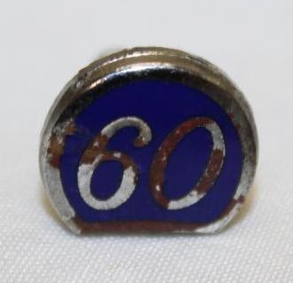 1930's Ford Motor Car Co V8 60 Emblem Badge (1 of 2)