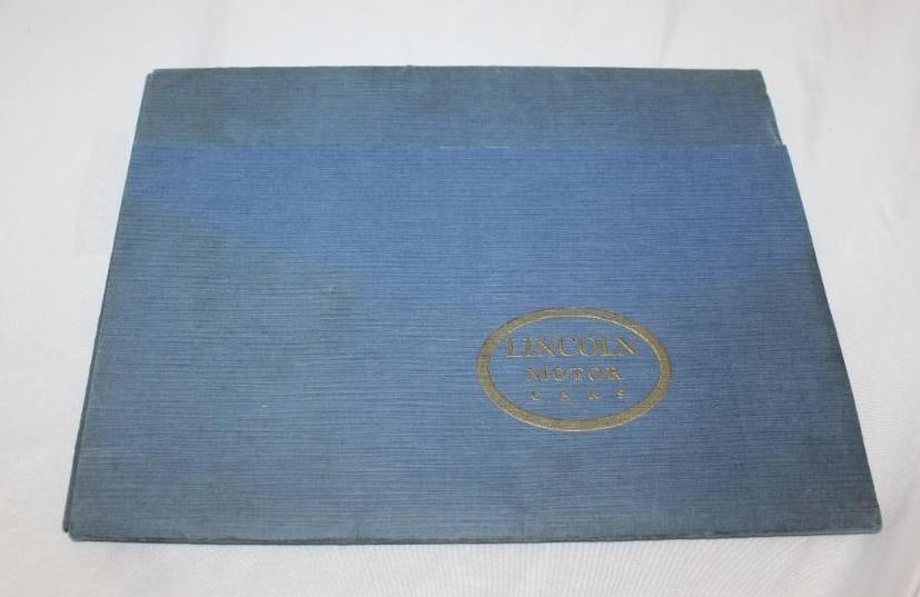 1927-1928 Lincoln Sales Brochure & Cards in Original Envelope (1 of 11)